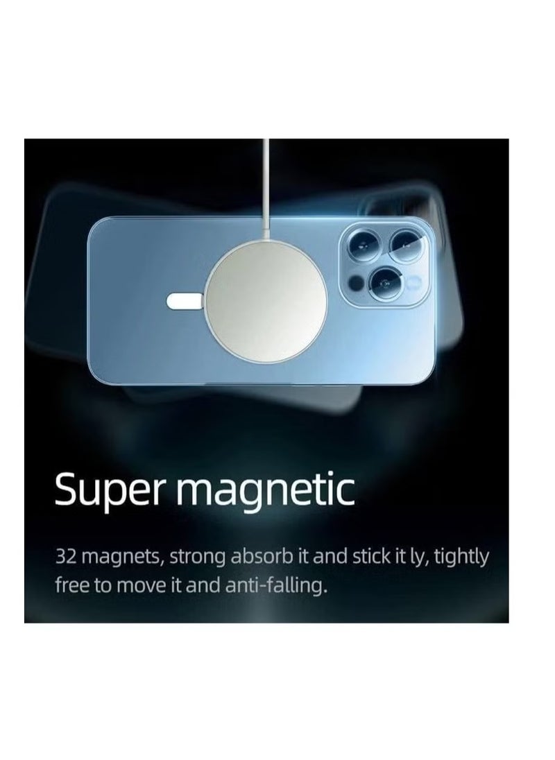 Magnetic Phone Case for iPhone 11 pro max and Wireless Charging MagSafe Clear