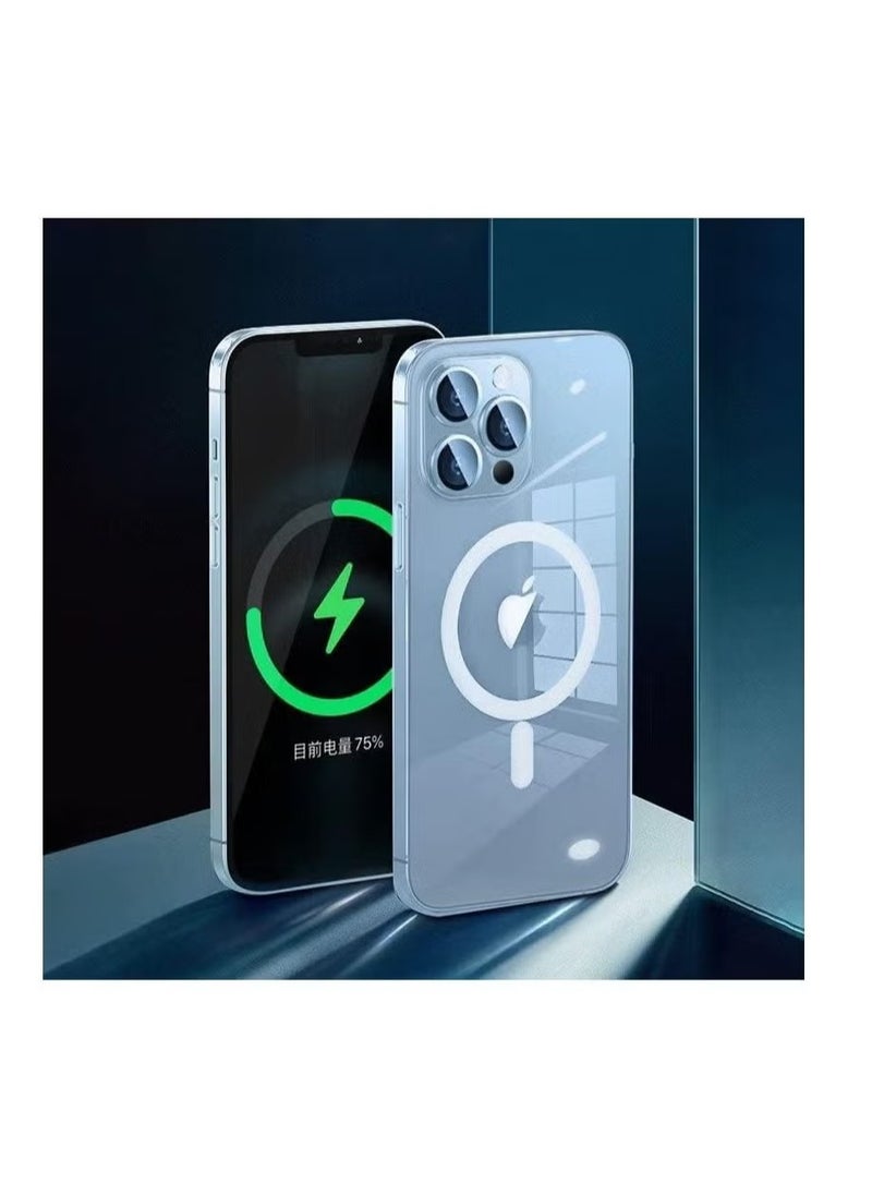 Magnetic Phone Case for iPhone 11 pro max and Wireless Charging MagSafe Clear