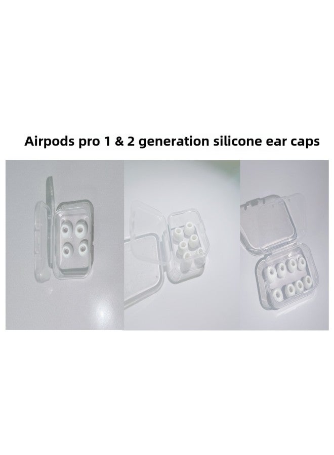 AirPods Pro Ear Cap Silicone Earplug Cap Packaging Box Suit Wholesale-Color:White-Applicable Models:8 Pieces + 8 Cardboard Set - Image 2