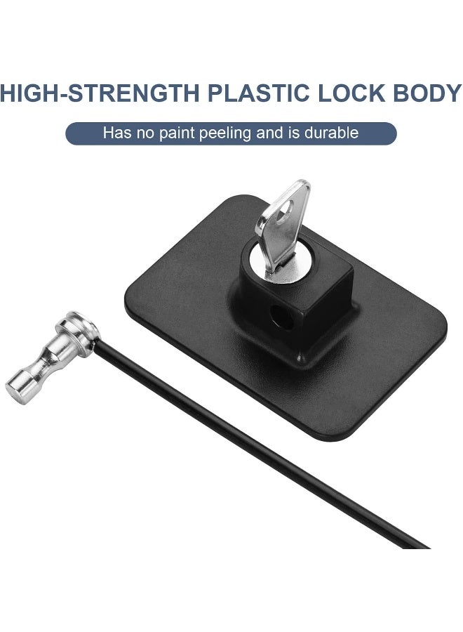 Secure Your Refrigerator & Cabinets With 2 Refrigerator Locks (4 Keys) - Image 5