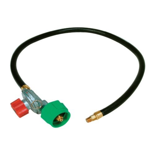 King Kooker 04503 High Pressure Adjustable Regulator with Type 1 Connection and Listed LP Hose with Male Pipe Thread and Orifice - Image 1