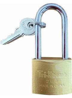 !Solid 38 mm Yellow Long Lock 