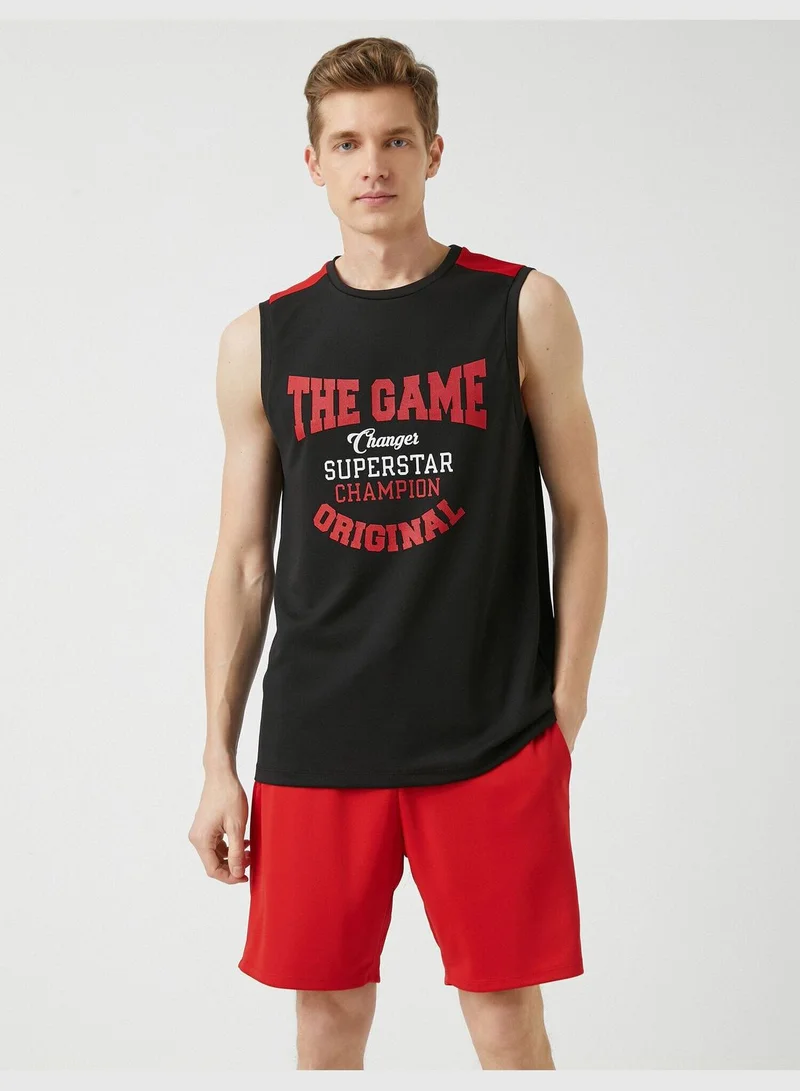 KOTON Basketball Printed T-shirt
