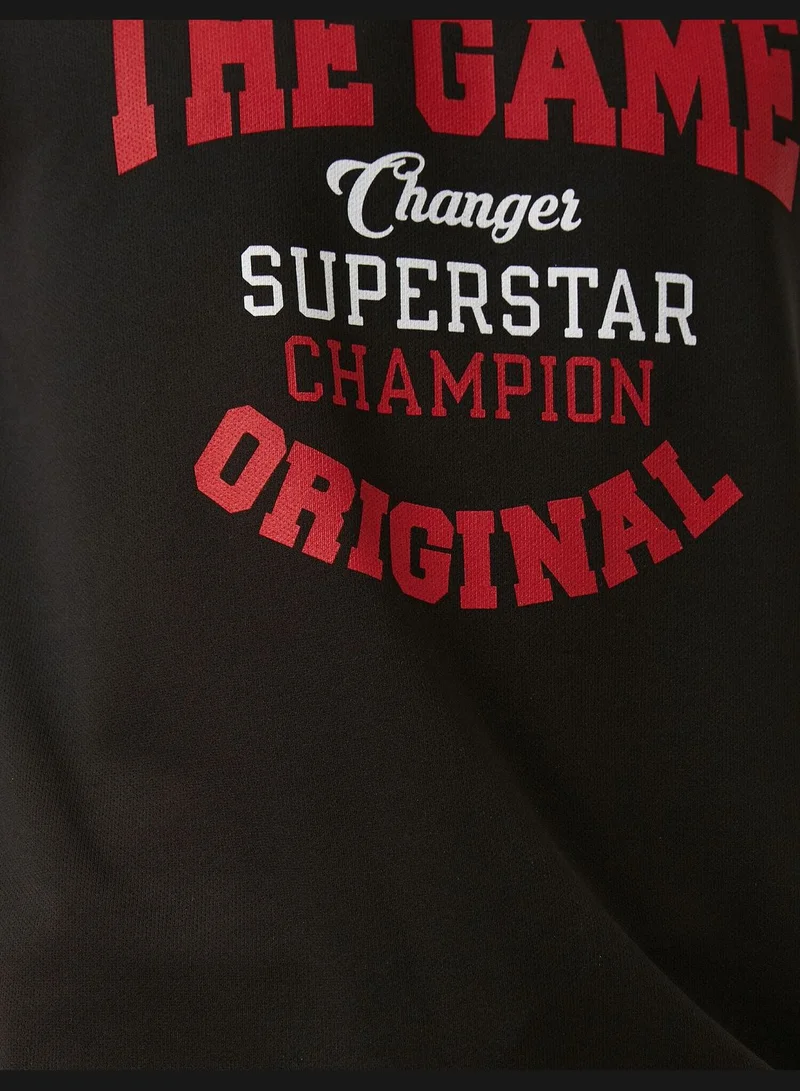 KOTON Basketball Printed T-shirt