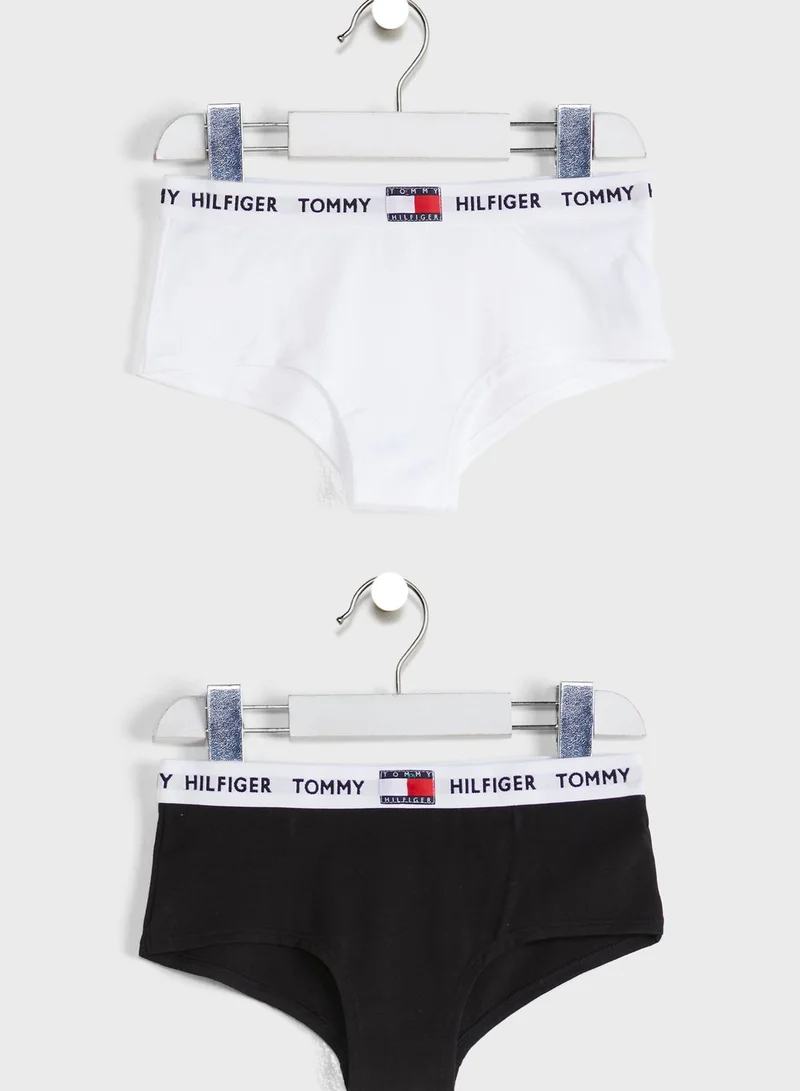 TOMMY HILFIGER Youth 2 Pack Essential Bikini Bottom