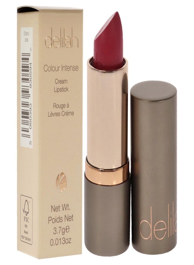 delilah - Colour Intense Cream Lipstick - Stiletto - Rich Pigmented - Long Lasting, Hydrating, Velvety Creamy Lipstick For Women - Silky Matte Finish - Infused with Vitamin E - Vegan - 3.7g / 0.13 Oz - Image 3