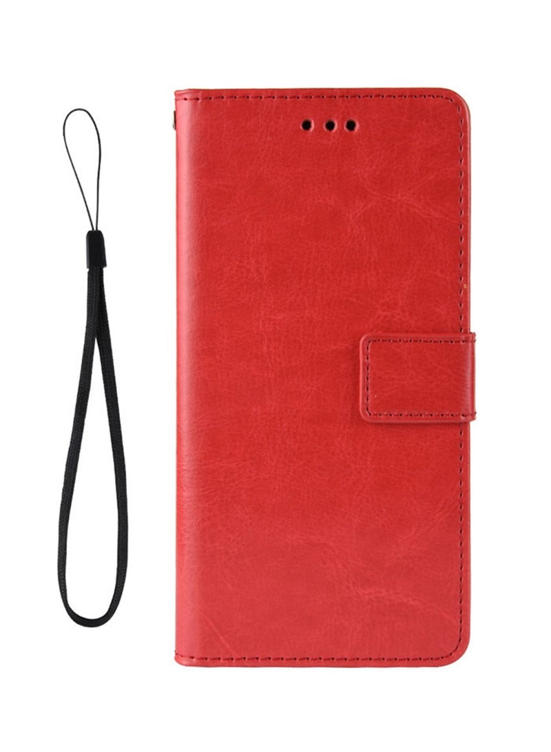 Honor X9a 5G Case Cove Premium PU Leather Magnetic Flip Case Cover with Card Holder and Kickstand Anti-loss Strap Protector  - Image 1