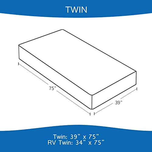 Coldwind Twin Fitted Sheet Only, Twin Size Sheets for Kids Up to 12 Inches Deep Procket, Single Bed Mattress Sheets Stretchable Breathable Cover for Air Mattress, White - Image 5