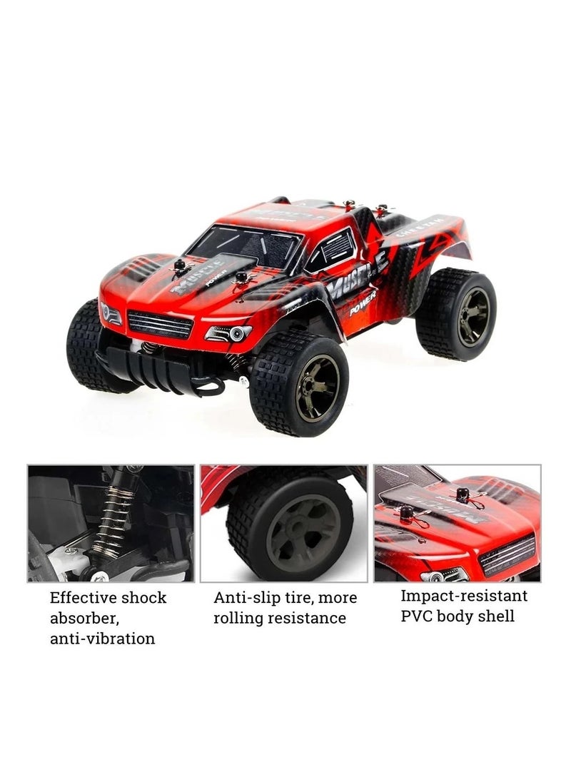 Toyland سيارة سباق RC عالية السرعة قابلة لإعادة الشحن وشاحنتي تحكم عن بعد وعربة دفع رباعي وألعاب SUV  - Image 3