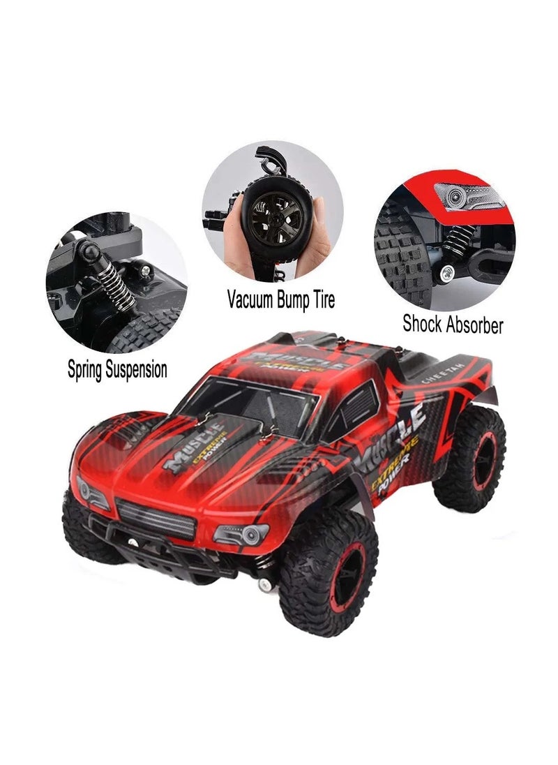 Toyland سيارة سباق RC عالية السرعة قابلة لإعادة الشحن وشاحنتي تحكم عن بعد وعربة دفع رباعي وألعاب SUV  - Image 4
