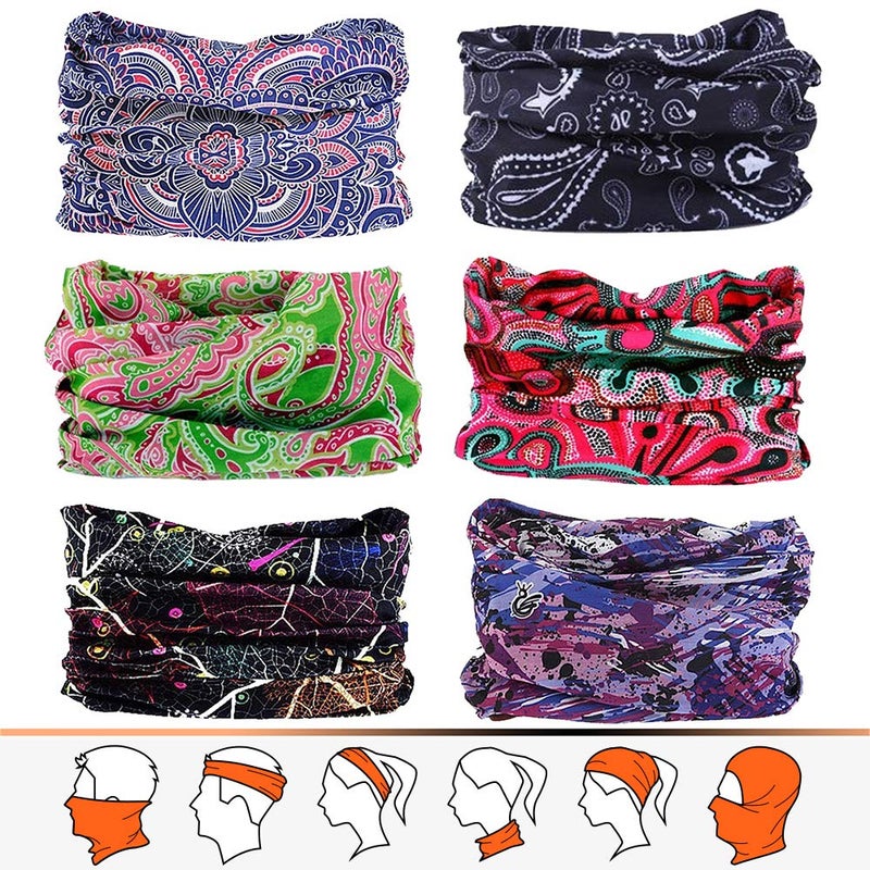 JOEYOUNG Headwear, Bandana, Neck Gaiter Head Wrap Headband Balaclava Magic Scarf - Image 1