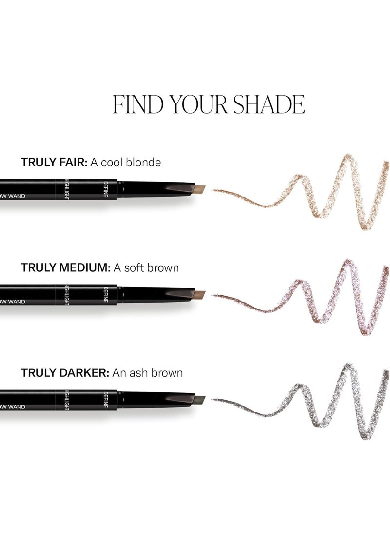 JESSICA - Mii Cosmetics Brow Beautifying Brow Wand 3 in1 Precision Eyebrow Pencil Truly Fair - Image 1