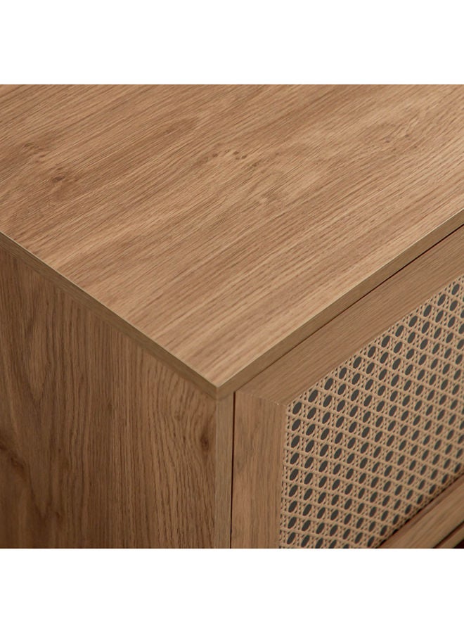 Home Box Nordic Rattan TV Unit For TVs Up To 70 inches 40x55x160 cm  - Image 5