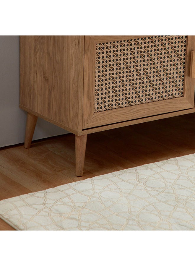 Home Box Nordic Rattan TV Unit For TVs Up To 70 inches 40x55x160 cm  - Image 4
