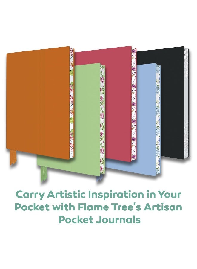 Mahogany Artisan Pocket Journal (Flame Tree Journals) - Image 2