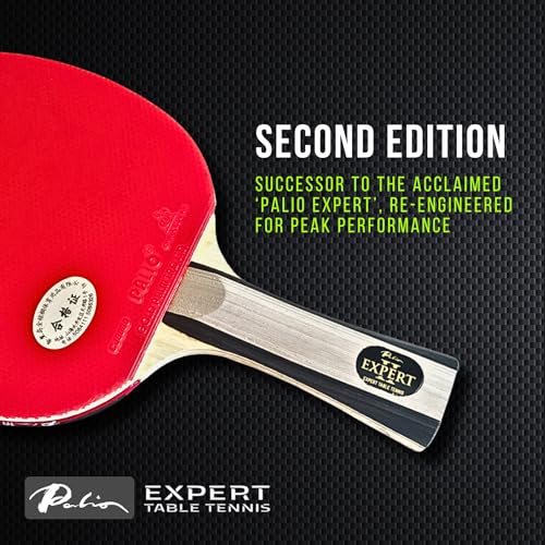 Expert Table Tennis Palio Master 2.0 Table Tennis Racket & Case | ITTF-Approved Intermediate Ping Pong Paddle | Allround Spin, Speed and Control - Image 5