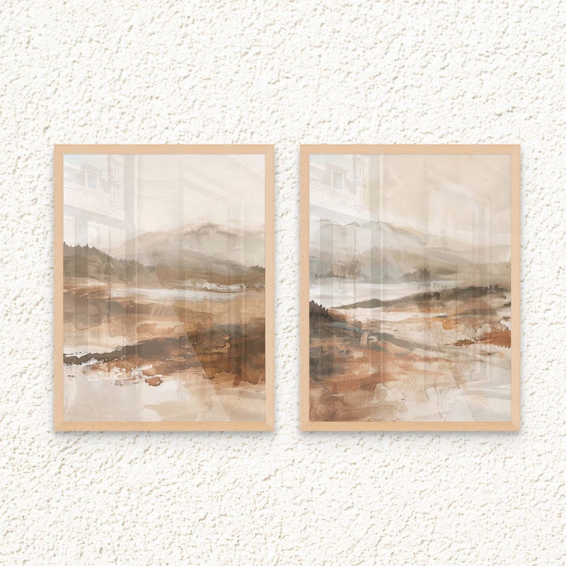 آرت دیکور  طباعة فنية مؤطرة بورتريه لفن جداري تجريدي حديث للمنزل، غرفة المعيشة، أو المكتب – لوحات فنية معاصرة بتصميم تجريدي بسيط لغرفة النوم، الاستوديو، وديكور المنزل. - Image 1