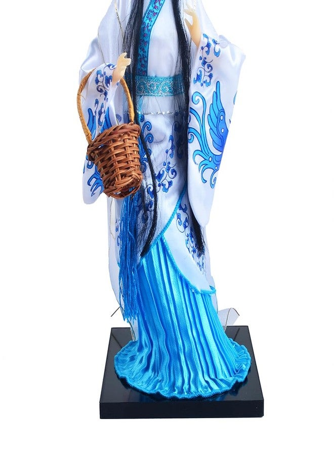 NW 12 Inch Chinese Traditional Handicraft Silk Figurine Collectible Chinese Ancient Character Ornaments for Home Decoration(1805-W) - Image 3