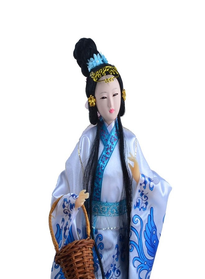 NW 12 Inch Chinese Traditional Handicraft Silk Figurine Collectible Chinese Ancient Character Ornaments for Home Decoration(1805-W) - Image 2