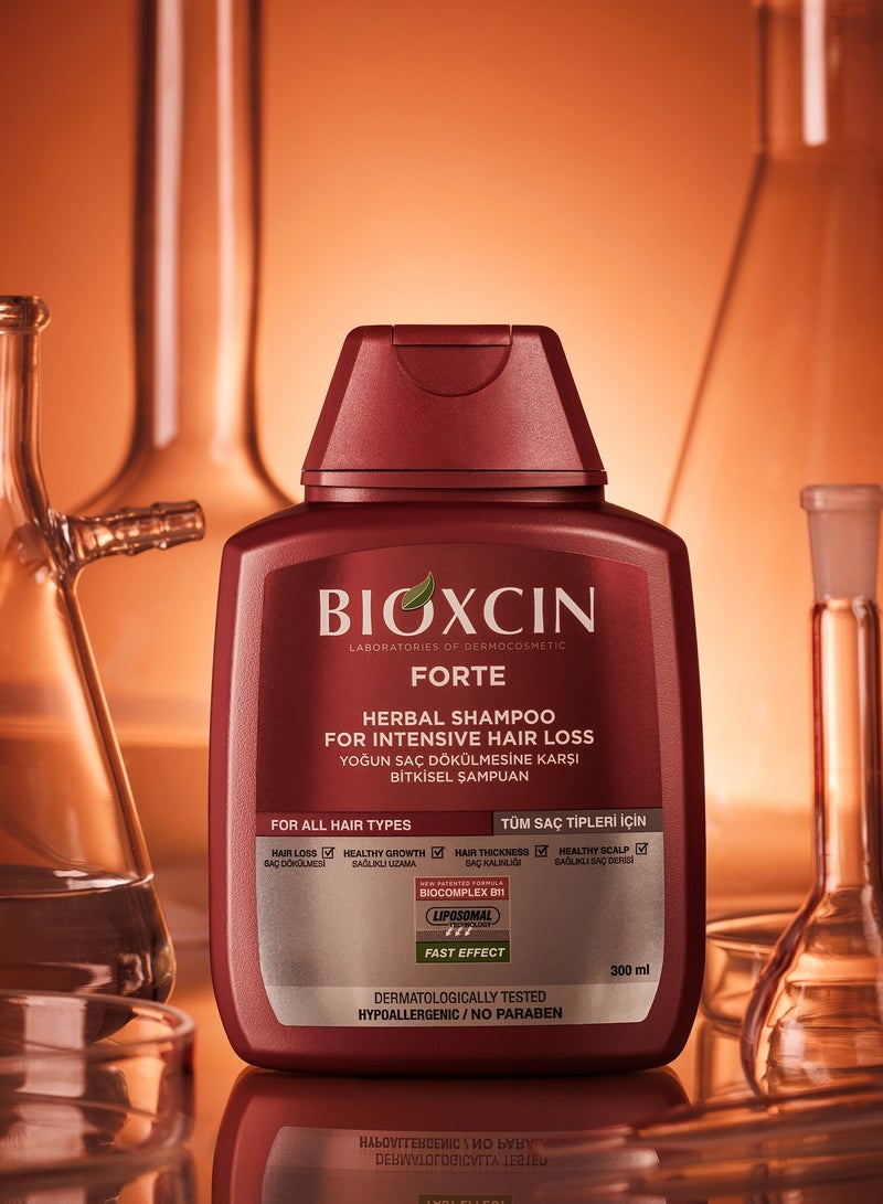 BIOXCIN FORTE SHAMPOO FOR INTENSIVE HAIR LOSS 300ML - Image 5