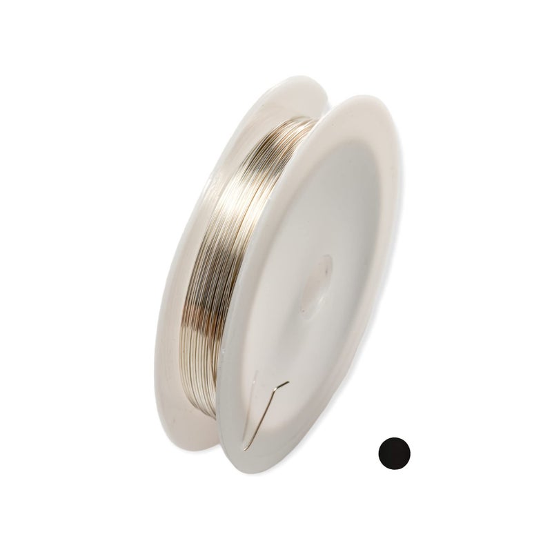 28 Gauge 935 Argentium Silver Wire Round Dead Soft Made in USA 25FT by CRAFT WIRE