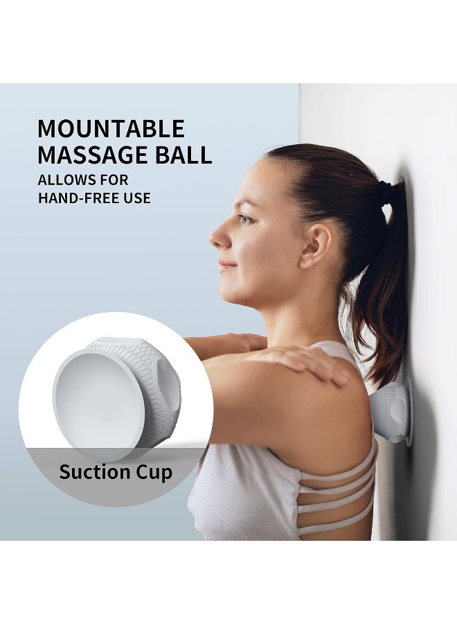 PROIRON PROIRON Massage Ball, Fascia ball for Deep Tissue Massage Suction Cup Massage ball-Lacrosse/Spiky Ball for Back, Feet, Shoulders, Exercise, Yoga, Pain and Stress Relief - Image 2