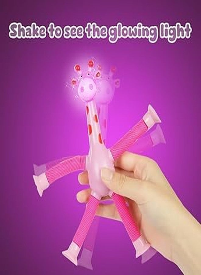 Shopinum Telescopic Suction Cup Stretchable Giraffe Interactive Toy (Pack of 2) - Image 3