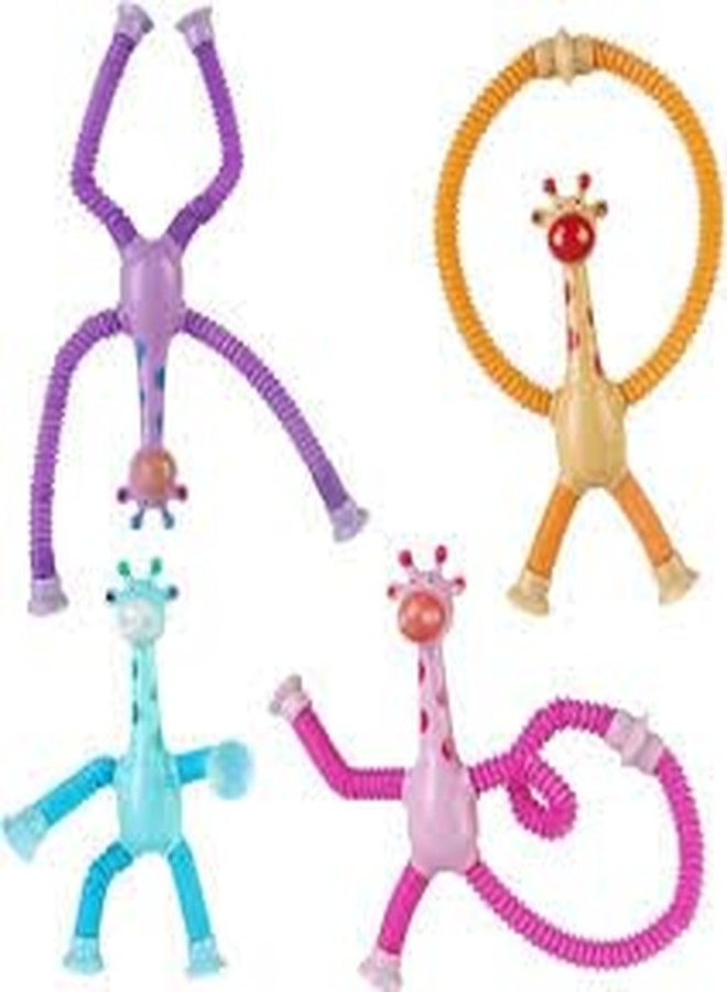 Shopinum Telescopic Suction Cup Stretchable Giraffe Interactive Toy (Pack of 2) - Image 5