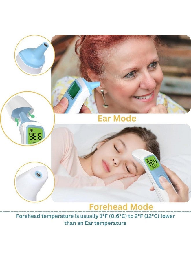 Kiddieware Ear and Forehead Baby Thermometer for Infants to Adults Termometro Digital Baby Stuff Instant Read Ear Thermometer for Kids or Touchless Forehead Thermometer - Image 4