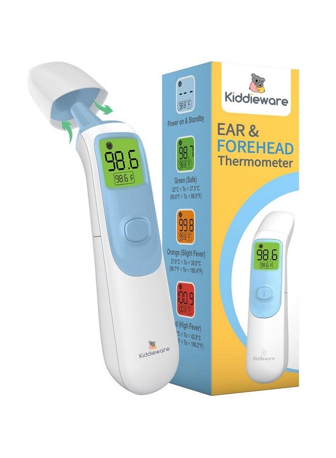 Kiddieware Ear and Forehead Baby Thermometer for Infants to Adults Termometro Digital Baby Stuff Instant Read Ear Thermometer for Kids or Touchless Forehead Thermometer - Image 1