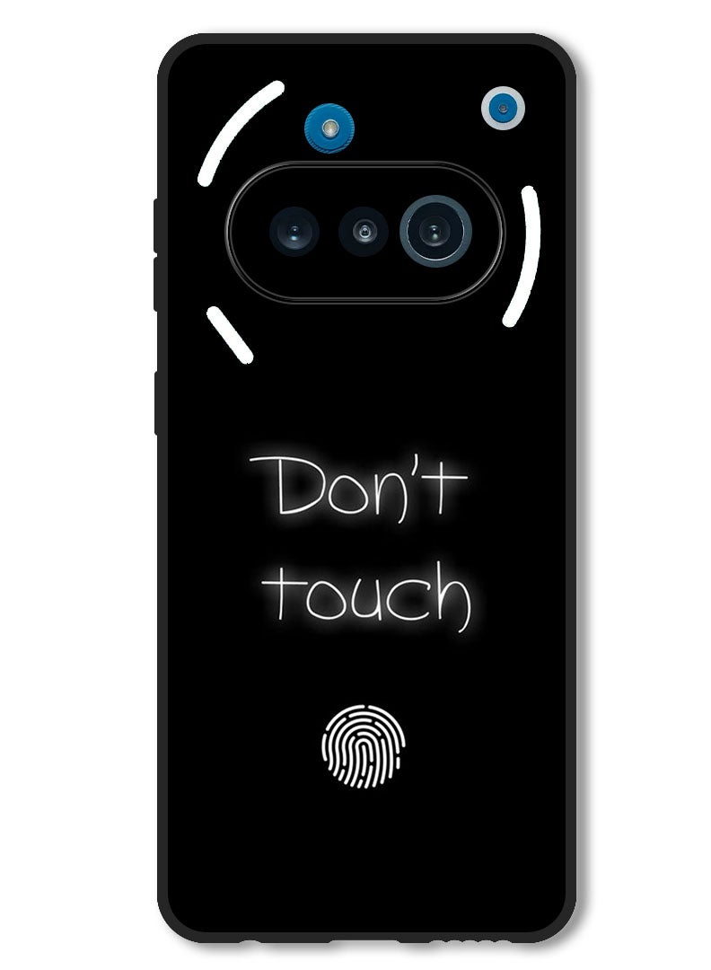 Theodor Case Compatible with Nothing Phone 3a Protection Shockproof Bumper Cover Dont touch (2) - Image 1