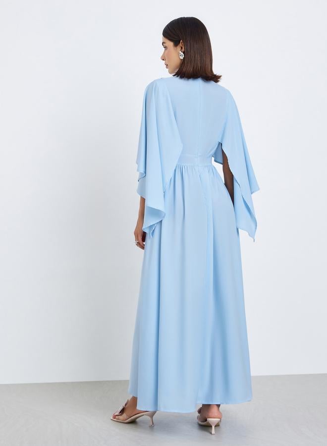 Styli Women Pintuck Yoke Maxi Dress - Image 5