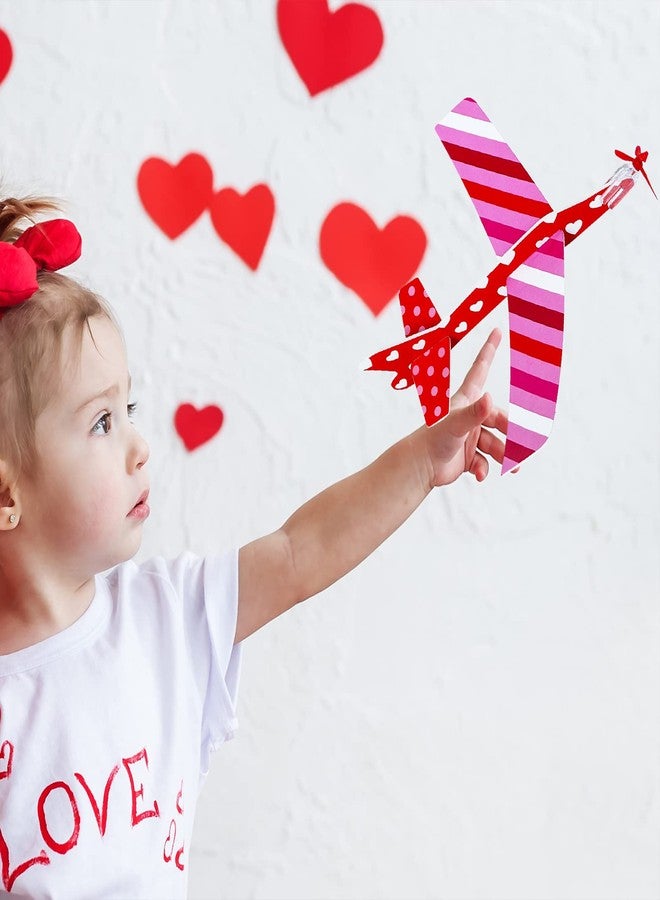 وينلين مجموعة وينلين المكونة من 32 طائرة شراعية من الفوم لعيد الحب مع بطاقات للأطفال من الجنسين، مثالية كهدايا للحفلات، وتبادل الهدايا في الفصول الدراسية، وتوزيعها كهدايا وجوائز في أكياس الهدايا. - Image 5