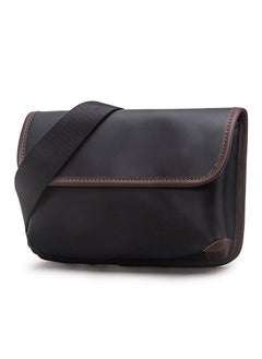 2022 New Mens Trendy Crossbody Bag Street Style Lightweight Messenger Bag Unique Design Casual Small For Men Large Crazy Horse Black