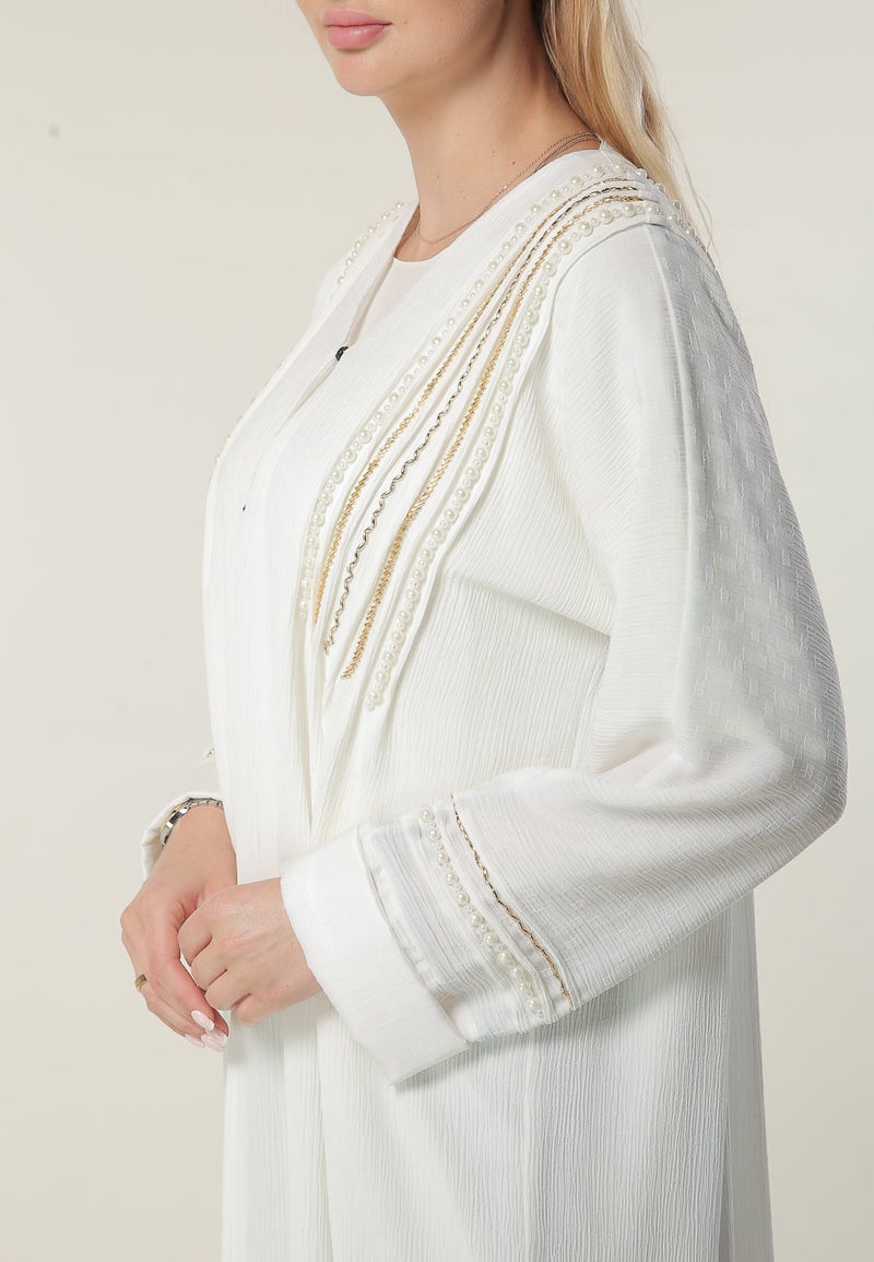 مويستريت عباية مفتوحة مزينة - Image 4