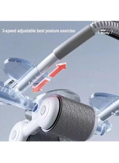 Rock Pow Ab Roller Wheel with Elbow Support Auto Rebound Abdominal Wheel 2023 New with timer ABs Roller Wheel Core Exercise Equipment  - Image 3
