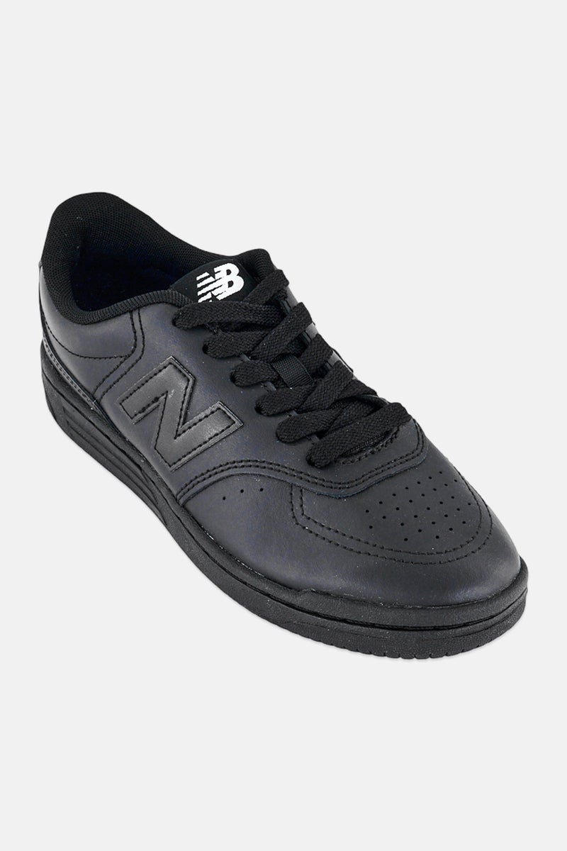 New Balance Kids Boy Medium GSB80BB Lace Up Outdoor Shoes, Black - Image 1