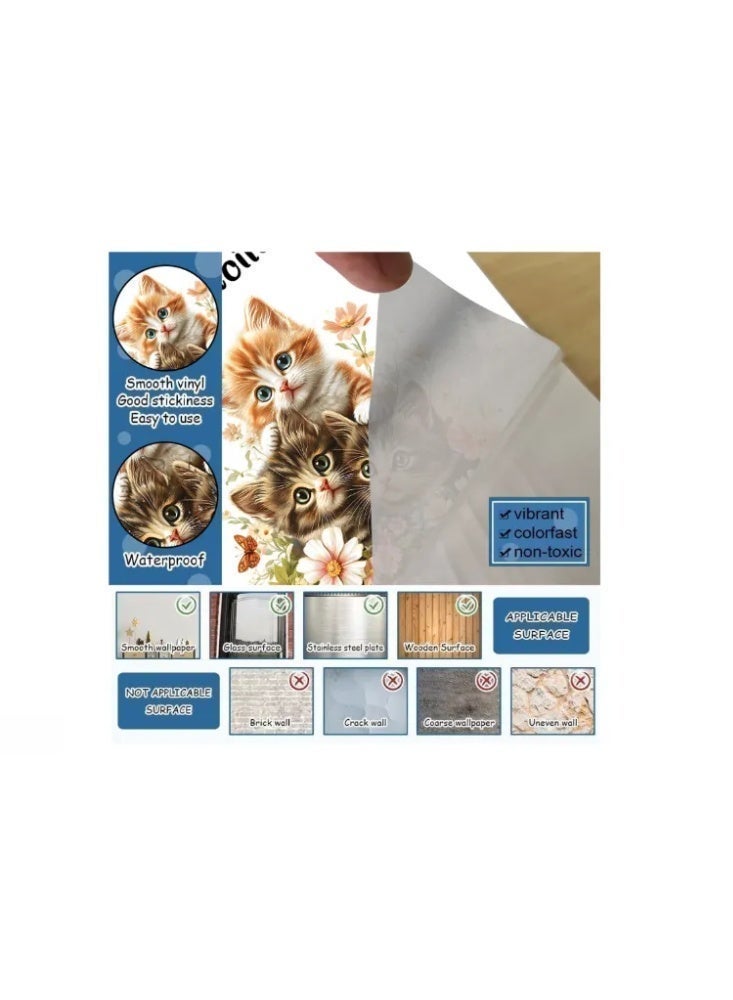 Cute Cartoon Animal Toilet Stickers, Removable Waterproof Bathroom Wall & Lid Decor Decals with Prompt Text - Image 3