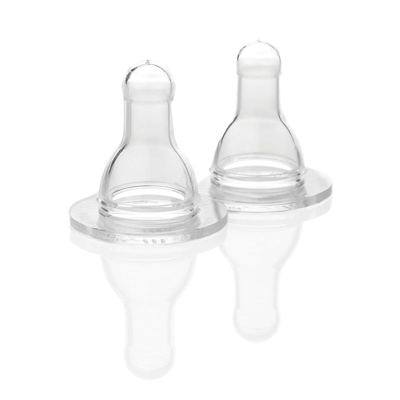 Lifefactory BPA-Free Stage 2 (3-6 Months) Silicone Nipples 2-Pack - Image 1
