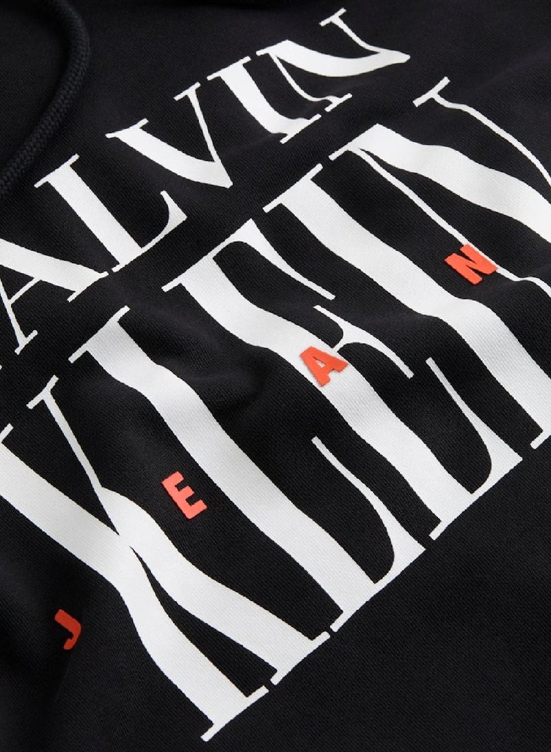 كالفن كلاين جينز هودي بطبعة غرافيك - Image 5