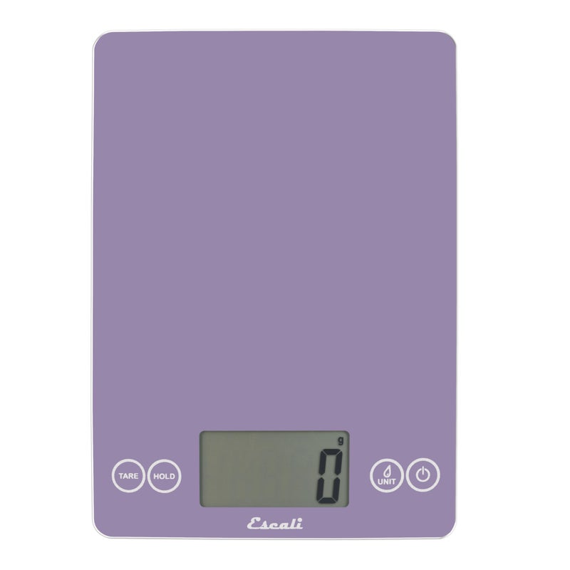 Escali Arti Glass Food Scale Digital Countertop Kitchen Baking and Cooking Scale with Large Display 15Pound Capacity 9 x 65 x 75 Classic Violet - Image 2