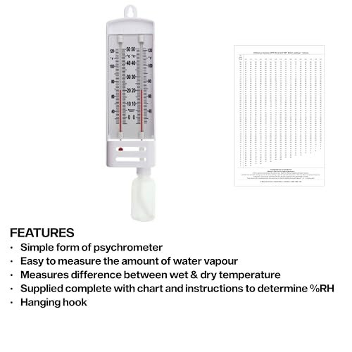 Brannan Masons Dry and Wet Bulb Hygrometer to Measure Water Vapour in The Atmosphere - Image 4