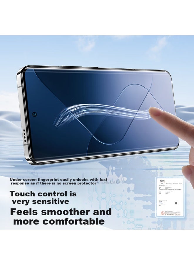 SmartDevil حماية شاشة زجاجية مقسّاة سمارت ديفيل لجهاز شاومي 14 برو/ألترا/15 برو/ألترا، فيلم هيدروجيل تغطية كاملة، دقة عالية، فيلم حماية مضاد للبصمات، عبوة من 2 - Image 1