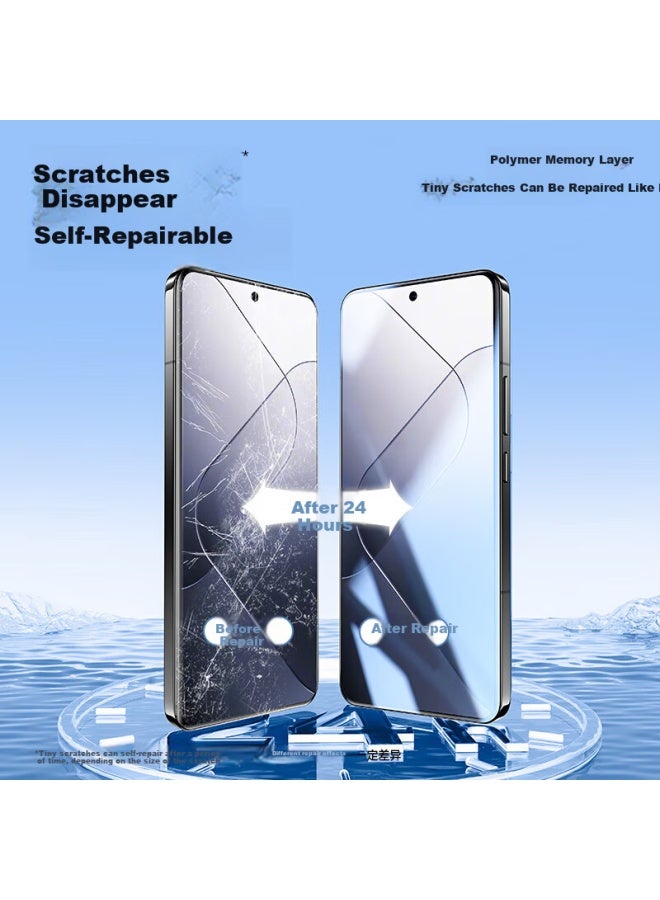 SmartDevil حماية شاشة زجاجية مقسّاة سمارت ديفيل لجهاز شاومي 14 برو/ألترا/15 برو/ألترا، فيلم هيدروجيل تغطية كاملة، دقة عالية، فيلم حماية مضاد للبصمات، عبوة من 2 - Image 2