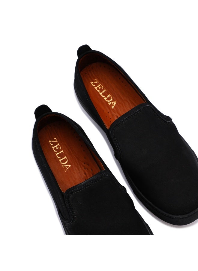 زيلدا أحذية زيلدا الرجالية من الجلد الطبيعي الأنيق غير الرسمي - Image 4