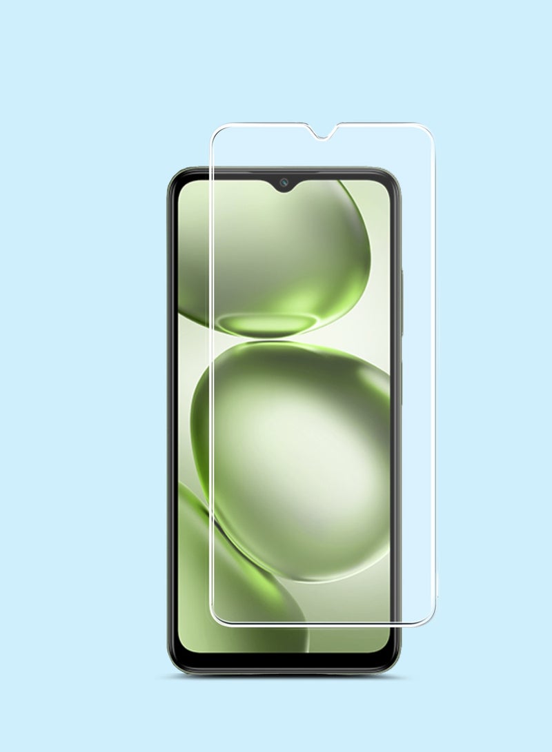 GMAX itel A100C 4G 2025 GMAX Premium Series Curved Edges 9H 2.5D Tempered Glass Screen Protector - Clear - Image 1