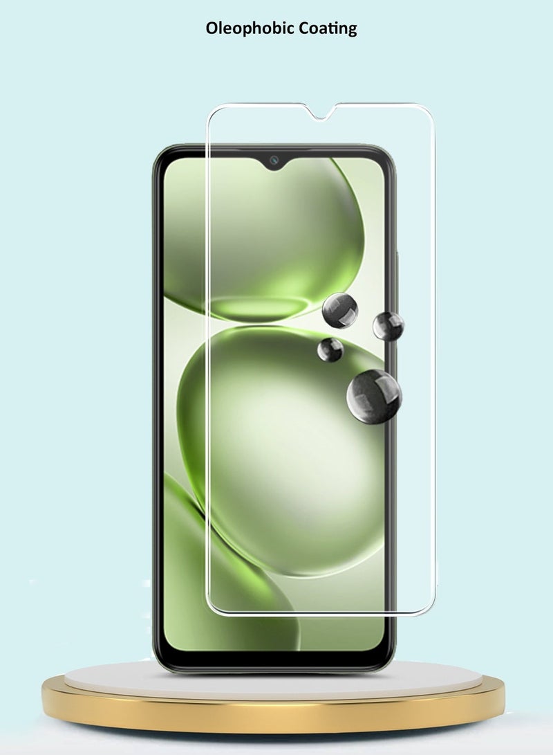 GMAX itel A100C 4G 2025 GMAX Premium Series Curved Edges 9H 2.5D Tempered Glass Screen Protector - Clear - Image 4