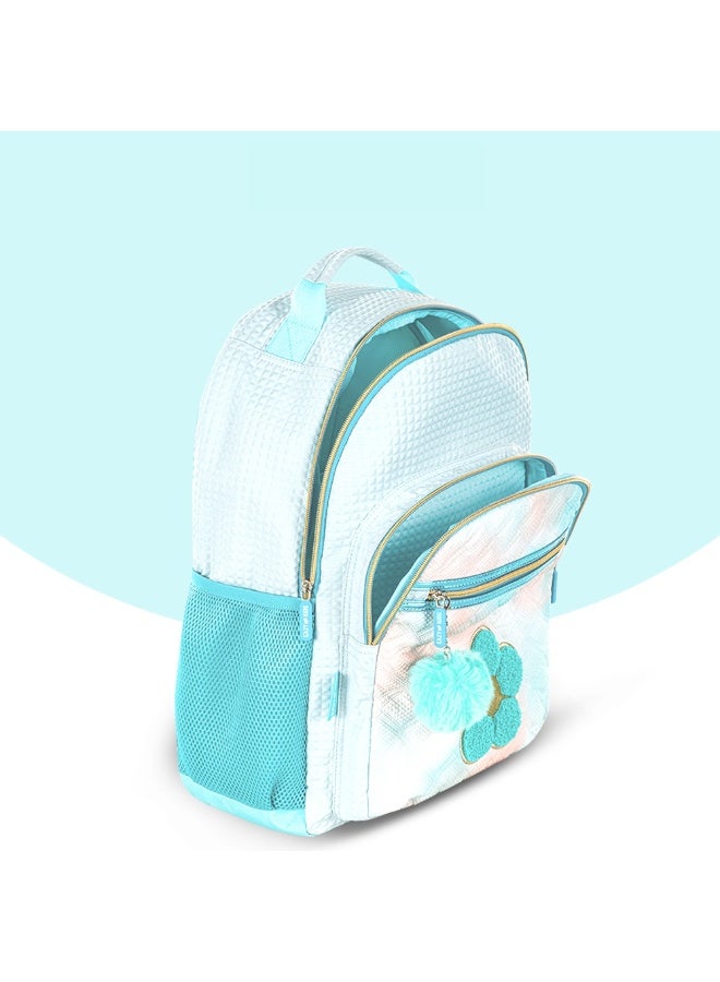 Eazy Kids 18" Set of 3 Backpack w/ Lunch Bag and Pencil Case - Flora Green