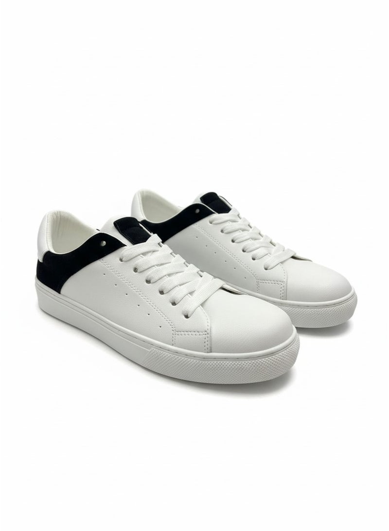 Vbranda Trendy white casual sneakers with a comfortable design for everyday wear. - Image 2