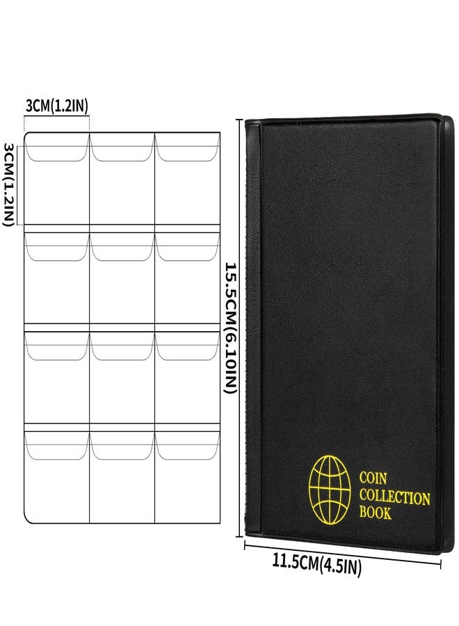 OSOPOLA 120 Pockets Coin Storage Album Collection Holder Black - Image 2